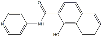 1-hydroxy-N-(pyridin-4-yl)naphthalene-2-carboxamide 结构式