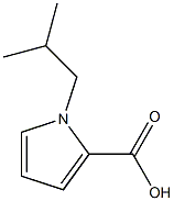 1-isobutyl-1H-pyrrole-2-carboxylic acid 结构式