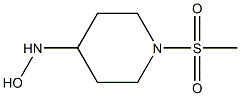 1-methanesulfonylpiperidine-4-hydroxylamine 结构式