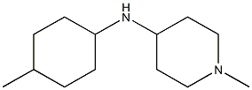 1-methyl-N-(4-methylcyclohexyl)piperidin-4-amine 结构式