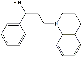 1-phenyl-3-(1,2,3,4-tetrahydroquinolin-1-yl)propan-1-amine 结构式