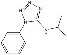 1-phenyl-N-(propan-2-yl)-1H-1,2,3,4-tetrazol-5-amine 结构式