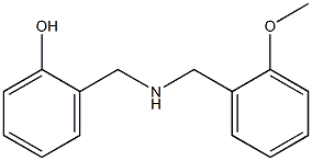 2-({[(2-methoxyphenyl)methyl]amino}methyl)phenol 结构式