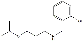 2-({[3-(propan-2-yloxy)propyl]amino}methyl)phenol 结构式