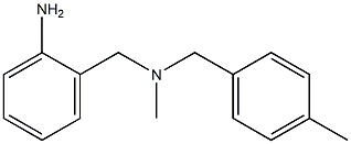 2-({methyl[(4-methylphenyl)methyl]amino}methyl)aniline 结构式