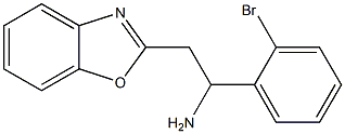 2-(1,3-benzoxazol-2-yl)-1-(2-bromophenyl)ethan-1-amine 结构式