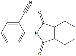 2-(1,3-dioxooctahydro-2H-isoindol-2-yl)benzonitrile 结构式