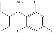 2-(1-amino-2-ethylbutyl)-1,3,5-trifluorobenzene 结构式