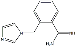 2-(1H-imidazol-1-ylmethyl)benzenecarboximidamide 结构式