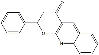 2-(1-phenylethoxy)quinoline-3-carbaldehyde 结构式