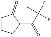 2-(2,2,2-trifluoroacetyl)cyclopentan-1-one 结构式