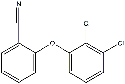 2-(2,3-dichlorophenoxy)benzonitrile 结构式