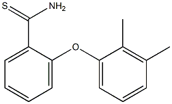 2-(2,3-dimethylphenoxy)benzene-1-carbothioamide 结构式