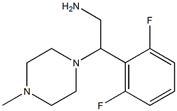 2-(2,6-difluorophenyl)-2-(4-methylpiperazin-1-yl)ethanamine 结构式