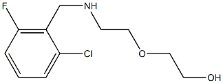 2-(2-{[(2-chloro-6-fluorophenyl)methyl]amino}ethoxy)ethan-1-ol 结构式