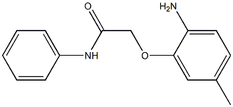 2-(2-amino-5-methylphenoxy)-N-phenylacetamide 结构式