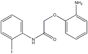 2-(2-aminophenoxy)-N-(2-iodophenyl)acetamide 结构式