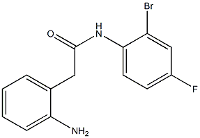 2-(2-aminophenyl)-N-(2-bromo-4-fluorophenyl)acetamide 结构式