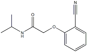 2-(2-cyanophenoxy)-N-isopropylacetamide 结构式