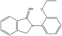 2-(2-ethoxyphenyl)-2,3-dihydro-1H-isoindol-1-imine 结构式