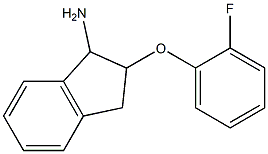 2-(2-fluorophenoxy)-2,3-dihydro-1H-inden-1-ylamine 结构式