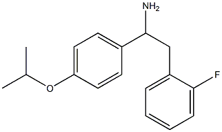 2-(2-fluorophenyl)-1-[4-(propan-2-yloxy)phenyl]ethan-1-amine 结构式