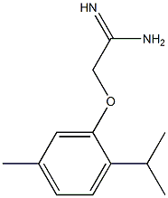 2-(2-isopropyl-5-methylphenoxy)ethanimidamide 结构式