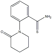 2-(2-oxopiperidin-1-yl)benzenecarbothioamide 结构式