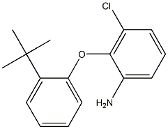 2-(2-tert-butylphenoxy)-3-chloroaniline 结构式