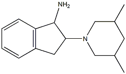 2-(3,5-dimethylpiperidin-1-yl)-2,3-dihydro-1H-inden-1-ylamine 结构式