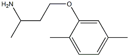 2-(3-aminobutoxy)-1,4-dimethylbenzene 结构式