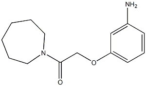 2-(3-aminophenoxy)-1-(azepan-1-yl)ethan-1-one 结构式