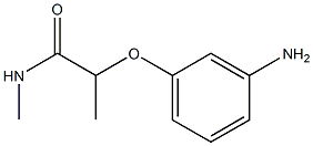 2-(3-aminophenoxy)-N-methylpropanamide 结构式