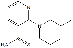 2-(3-methylpiperidin-1-yl)pyridine-3-carbothioamide 结构式
