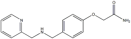 2-(4-{[(pyridin-2-ylmethyl)amino]methyl}phenoxy)acetamide 结构式