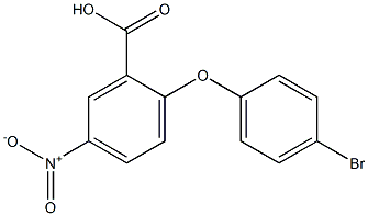 2-(4-bromophenoxy)-5-nitrobenzoic acid 结构式