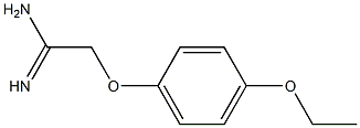 2-(4-ethoxyphenoxy)ethanimidamide 结构式