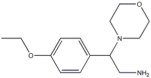 2-(4-ethoxyphenyl)-2-morpholin-4-ylethanamine 结构式