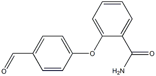 2-(4-formylphenoxy)benzamide 结构式