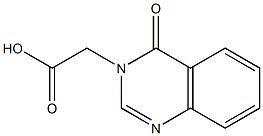 2-(4-oxo-3,4-dihydroquinazolin-3-yl)acetic acid 结构式