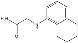 2-(5,6,7,8-tetrahydronaphthalen-1-ylamino)acetamide 结构式