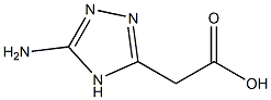 2-(5-amino-4H-1,2,4-triazol-3-yl)acetic acid 结构式