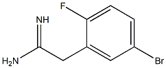 2-(5-bromo-2-fluorophenyl)ethanimidamide 结构式