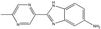2-(5-methylpyrazin-2-yl)-1H-benzimidazol-5-amine 结构式