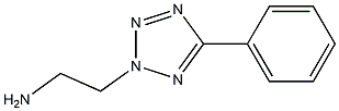 2-(5-phenyl-2H-1,2,3,4-tetrazol-2-yl)ethan-1-amine 结构式