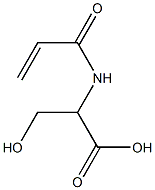 2-(acryloylamino)-3-hydroxypropanoic acid 结构式