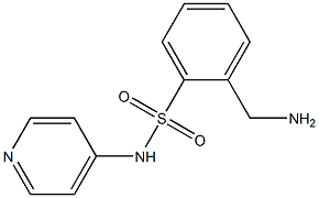 2-(aminomethyl)-N-pyridin-4-ylbenzenesulfonamide 结构式