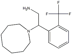 2-(azocan-1-yl)-2-[2-(trifluoromethyl)phenyl]ethan-1-amine 结构式