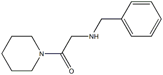 2-(benzylamino)-1-(piperidin-1-yl)ethan-1-one 结构式