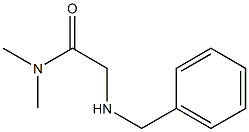 2-(benzylamino)-N,N-dimethylacetamide 结构式